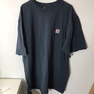 Mens Carhartt Front Pocket Short-Sleeve